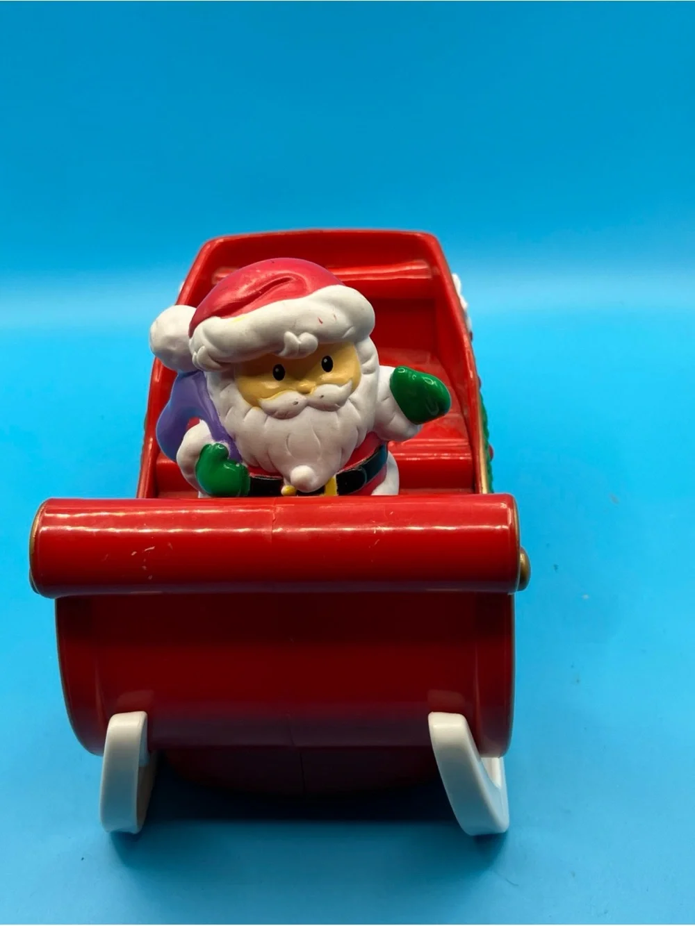 Fisher-Price Red and White Santa Sleigh Playset